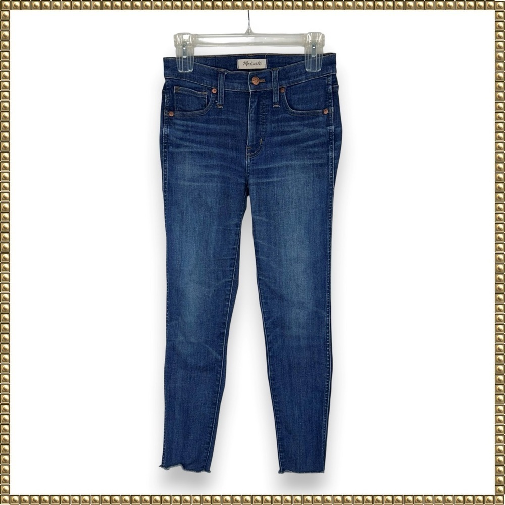 Madewell 9 Inch High Rise Skinny Jeans Denim Size 26